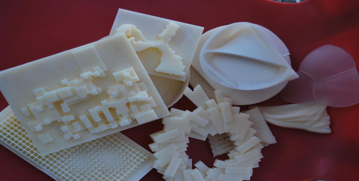 Collection of 3D Printing Models by a 5 Axis Machine